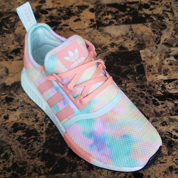 Adidas NMD R1 Tie Dye Athletic Sneakers - Size 8 - Picture 5 of 16